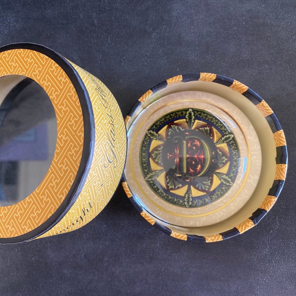 Punch Studio Glass Paperweight “D” Initial